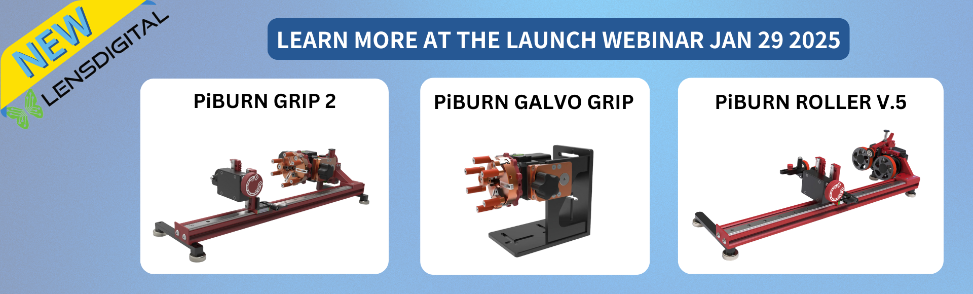 event banner; lens digital rotary launch grip 2 piburn grip galvo and roller v5 join us jan 29 9 am